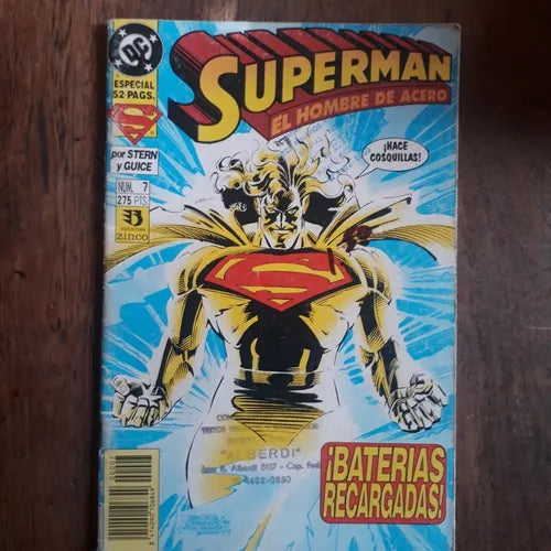 Superman el hombre de acero - Baterias recargadas