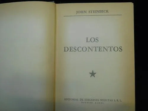 Los descontentos (Tapa gris)