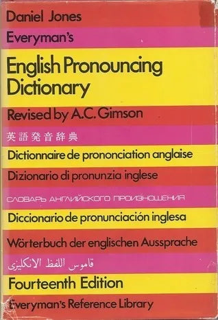 English pronouncing dictionary