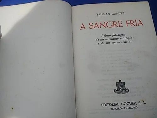 A sangre fria