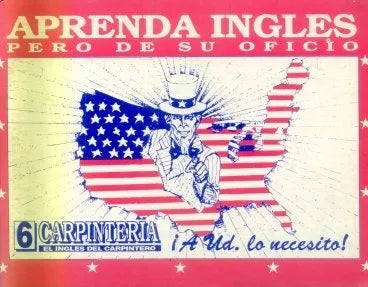 Aprenda ingles pero el de su oficio - para Carpinteros