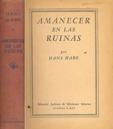 Amanecer en las ruinas (Tapa naranja)