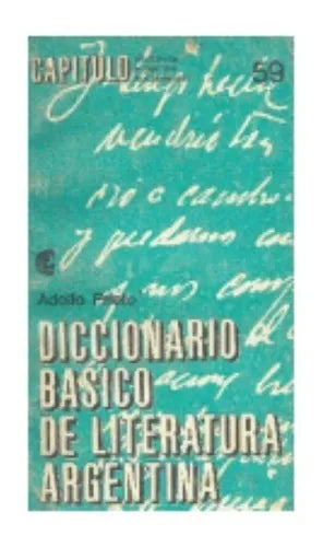 Diccionario basico de literatura argentina
