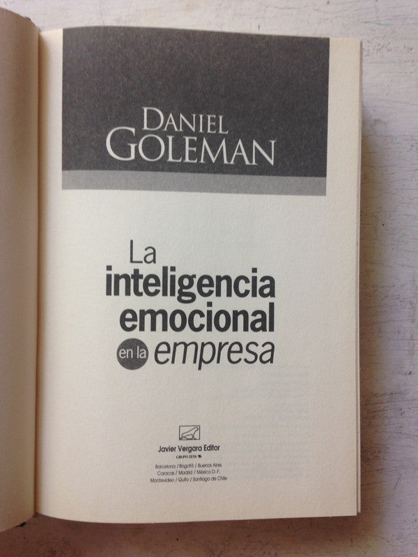La inteligencia emocional en la empresa (Tapa Dura)