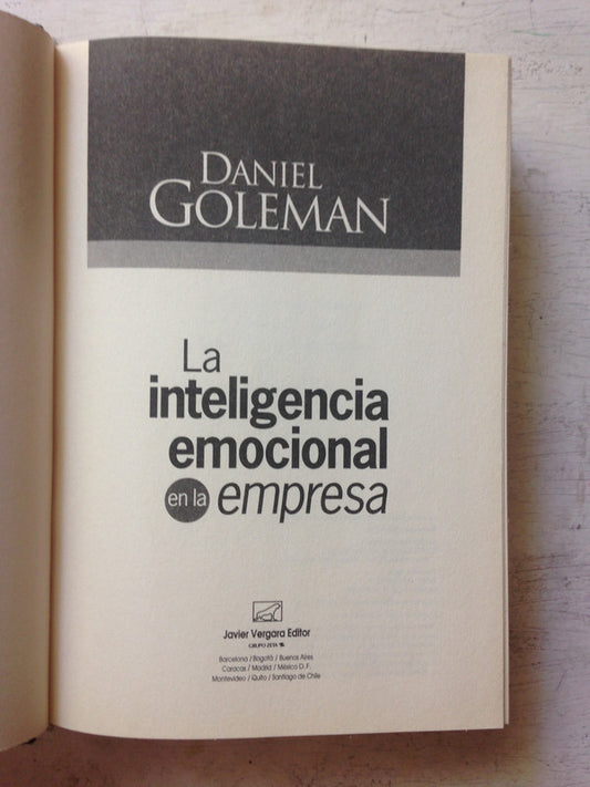 La inteligencia emocional en la empresa (Tapa Dura)