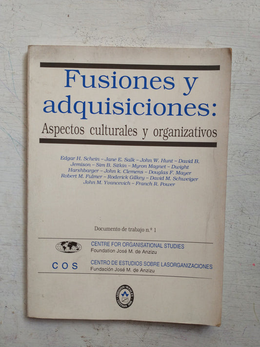 Fusiones y adquisiciones: Aspectos culturales y organizativos