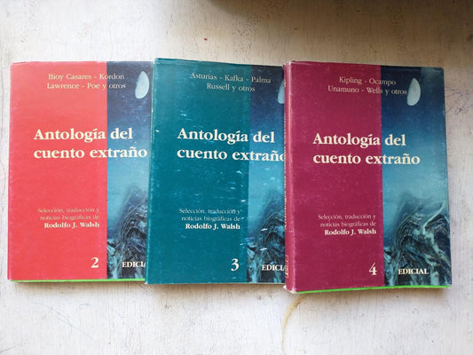 Antologia del cuento extraño (Vol. 2-3-4)